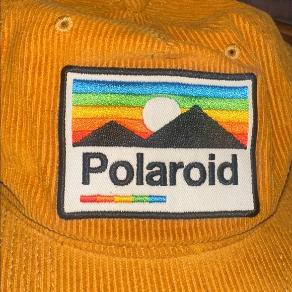 Polaroid Mad Engine Golden Corduroy Cap with Patch - Picture 2 of 8
